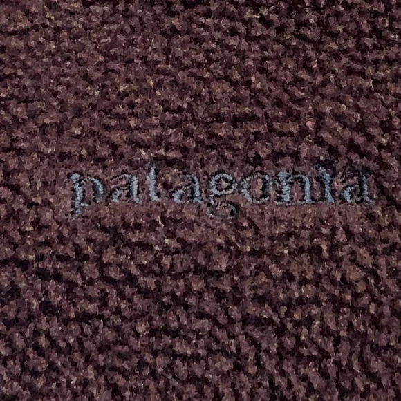 Patagonia Vintage 1/4 zip Fleece pullover jacket plum egg plant size Medium - Picture 12 of 12